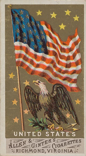 United States, from Flags of All Nations, Series 1 (N9) for Allen &