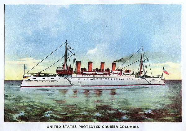 United States Protected Cruiser Columbia, c1890s