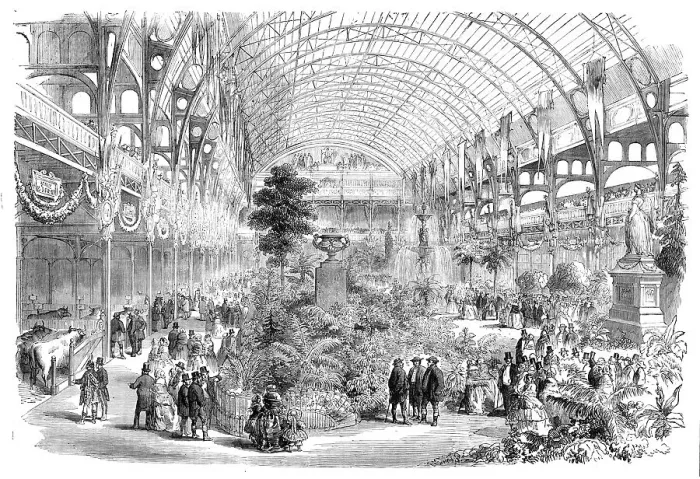 Framed Print : The Universal Cattle Show and Agricultural Exhibition, Paris, 1856. Creator: Unknown Framed Print : The Universal Cattle Show and Agricultural Exhibition, Paris, 1856. Creator: Unknown