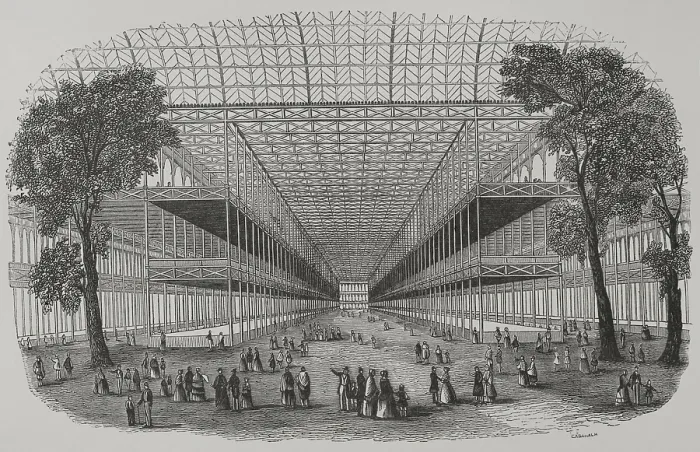 Framed Print : Universal Exhibition held in London in 1851, (1856). Creator: Cabanach Framed Print : Universal Exhibition held in London in 1851, (1856). Creator: Cabanach