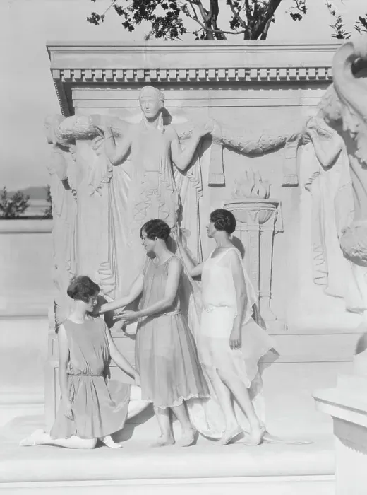 Framed Print : University of California at Berkeley dancers, 1927 Creator: Arnold Genthe Framed Print : University of California at Berkeley dancers, 1927 Creator: Arnold Genthe