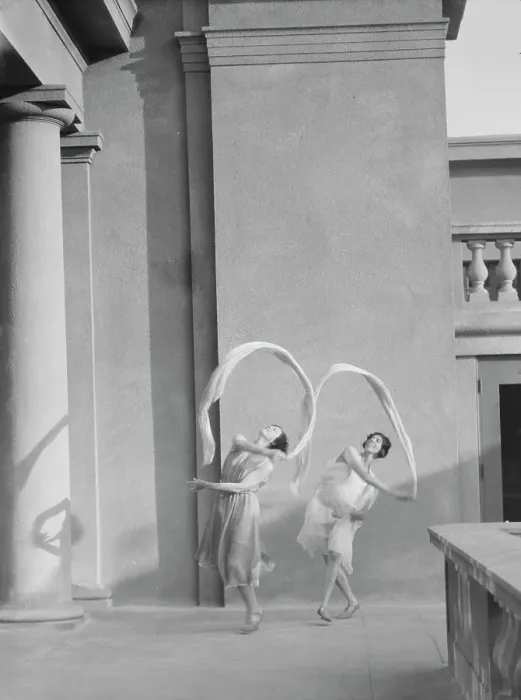 Framed Print : University of California at Berkeley dancers, 1927 Creator: Arnold Genthe Framed Print : University of California at Berkeley dancers, 1927 Creator: Arnold Genthe
