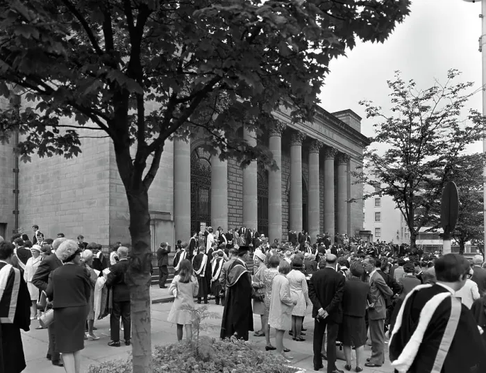 Framed Print : University graduates outside Sheffield City Hall, South Yorkshire, 1967. Artist Framed Print : University graduates outside Sheffield City Hall, South Yorkshire, 1967. Artist
