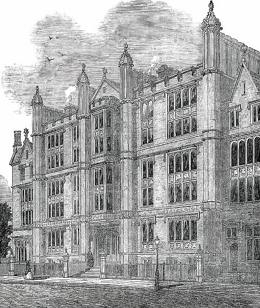 University Hall, Gordon-Square, 1850. Creator: Unknown
