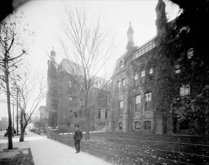 Framed Print : University Hospital, U. of Pa. Philadelphia, Pa. between 1900 and 1910. Creator: Unknown Framed Print : University Hospital, U. of Pa. Philadelphia, Pa. between 1900 and 1910. Creator: Unknown
