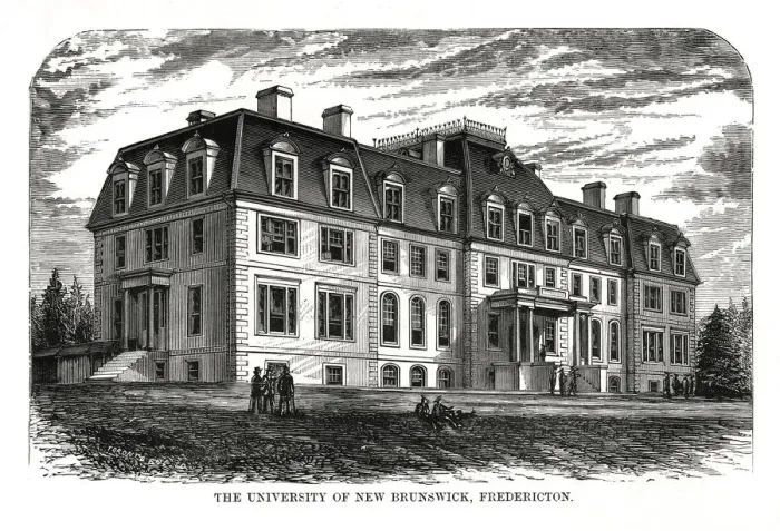 Framed Print : The University of New Brunswick, Fredericton, Canada, 19th century Framed Print : The University of New Brunswick, Fredericton, Canada, 19th century