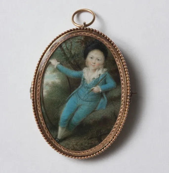 Framed Print : Unknown boy, 1782. Creator: Samuel Shelley Framed Print : Unknown boy, 1782. Creator: Samuel Shelley