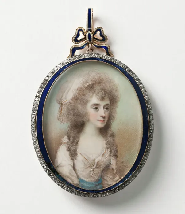 Framed Print : Unknown lady, 1788. Creator: Horace Hone Framed Print : Unknown lady, 1788. Creator: Horace Hone