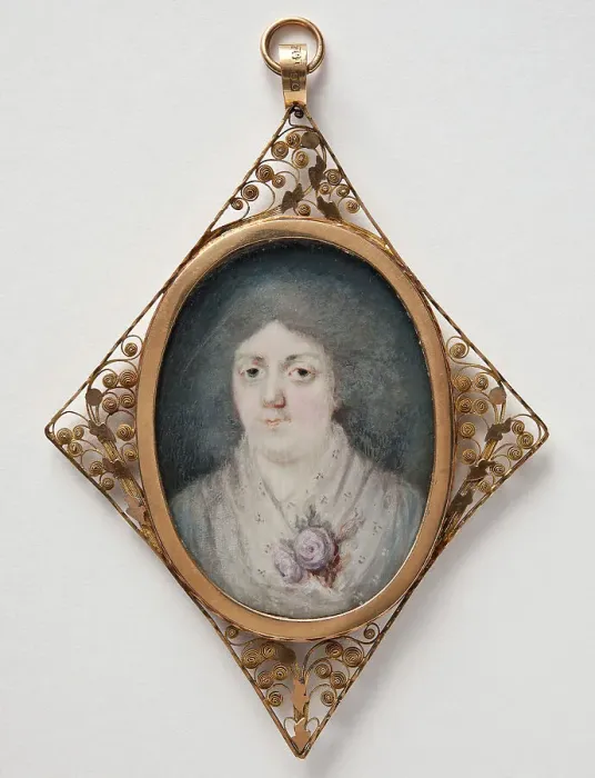 Framed Print : Unknown lady. Creator: Anton Ulrik Berndes Framed Print : Unknown lady. Creator: Anton Ulrik Berndes