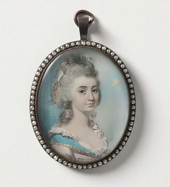 Unknown lady, late 18th-early 19th century. Creator: George Engleheart