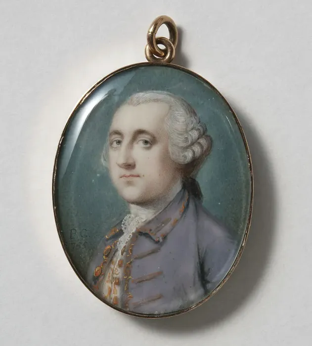 Framed Print : Unknown man, 1755. Creator: Penelope Carwardine Framed Print : Unknown man, 1755. Creator: Penelope Carwardine