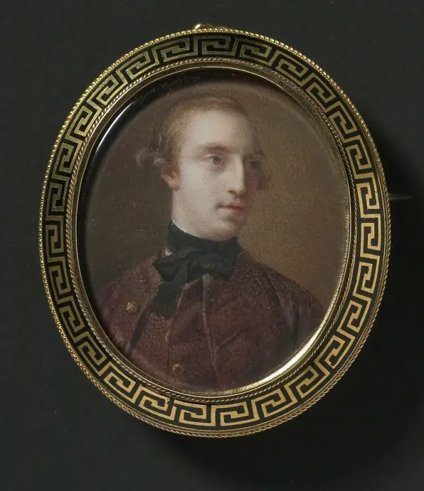 Framed Print : Unknown man, c18th century. Creator: Thomas Frye Framed Print : Unknown man, c18th century. Creator: Thomas Frye