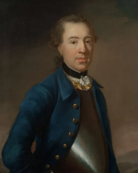 Framed Print : Unknown man (called Lieutenant Colonel Salomon Schützer), 1750. Creator: Johan Henrik Scheffel Framed Print : Unknown man (called Lieutenant Colonel Salomon Schützer), 1750. Creator: Johan Henrik Scheffel