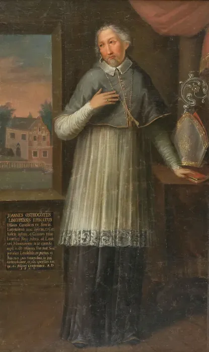 Framed Print : Unknown prelate from the 17th century, called Bishop Hans Brask. Creator: Anon Framed Print : Unknown prelate from the 17th century, called Bishop Hans Brask. Creator: Anon