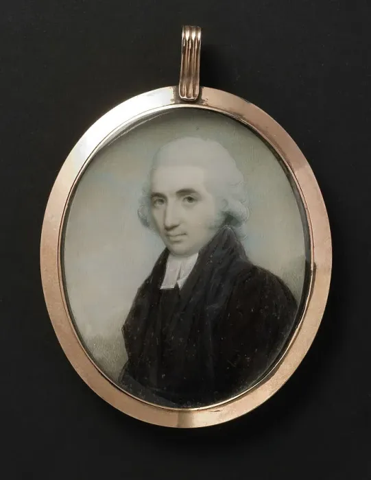 Framed Print : Unknown priest, c18th century. Creator: Charles Robertson Framed Print : Unknown priest, c18th century. Creator: Charles Robertson