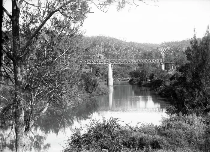 Framed Print : Unknown railway bridge, c1900s. Creator: Robert Augustus Henry L'Estrange. Unknown railway bridge, c1900s. Creator: Robert Augustus Henry L'Estrange Framed Print : Unknown railway bridge, c1900s. Creator: Robert Augustus Henry L'Estrange. Unknown railway bridge, c1900s. Creator: Robert Augustus Henry L'Estrange