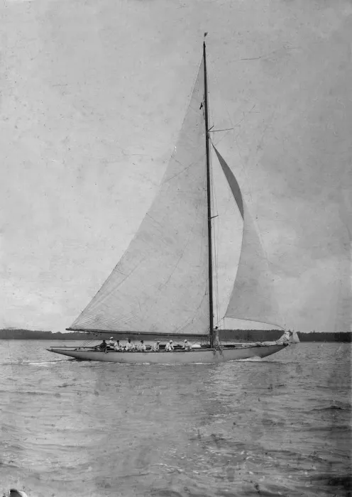 Framed Print : Unknown sailing yacht under way. Creator: Kirk & Sons of Cowes Framed Print : Unknown sailing yacht under way. Creator: Kirk & Sons of Cowes