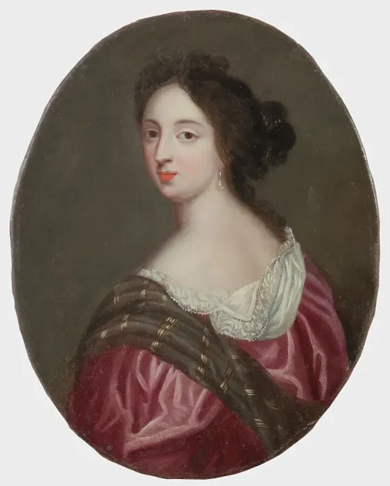 Framed Print : Unknown woman, 1675. Creator: Anon Framed Print : Unknown woman, 1675. Creator: Anon