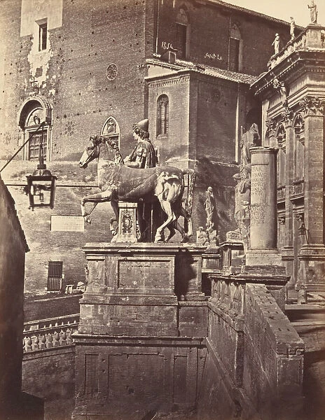 Uno dei Colossi di Campidoglio, 1848-52. Creator: Eugene Constant