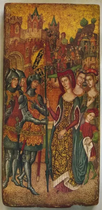 Framed Print : An unrecorded French Primitive: Charles VII & Agnes Sorel: ascribed to Jean Mirail Artist: Jean Miraillet Framed Print : An unrecorded French Primitive: Charles VII & Agnes Sorel: ascribed to Jean Mirail Artist: Jean Miraillet