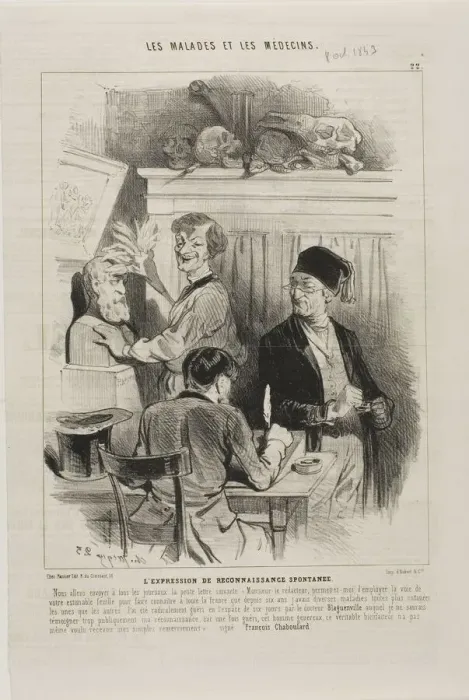 Framed Print : The Unsolicited Expression of Gratitude (plate 22), 1843. Creator: Charles Emile Jacque Framed Print : The Unsolicited Expression of Gratitude (plate 22), 1843. Creator: Charles Emile Jacque