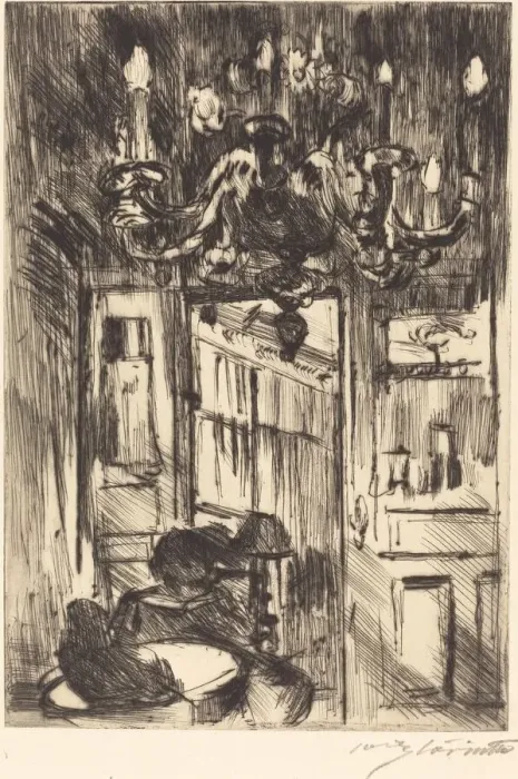 Framed Print : Unter dem Kronleuchter (Under the Chandelier), 1916. Creator: Lovis Corinth Framed Print : Unter dem Kronleuchter (Under the Chandelier), 1916. Creator: Lovis Corinth