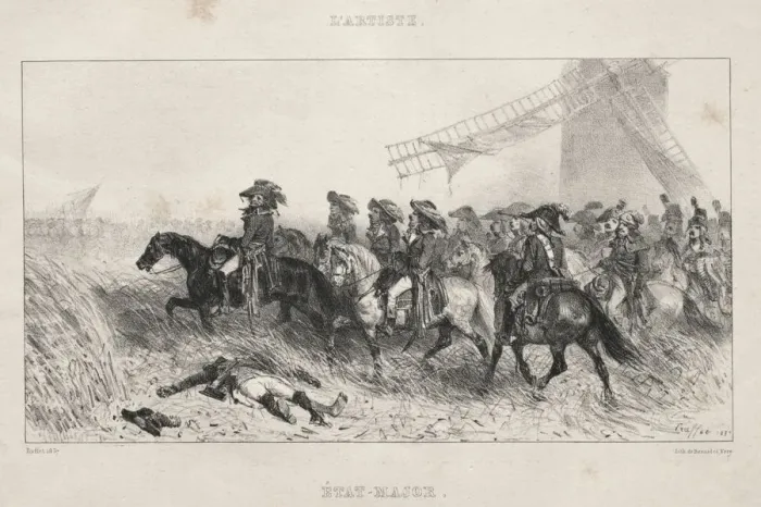 Framed Print : Untitled, 1837. Creator: Auguste Raffet (French, 1804-1860) Framed Print : Untitled, 1837. Creator: Auguste Raffet (French, 1804-1860)