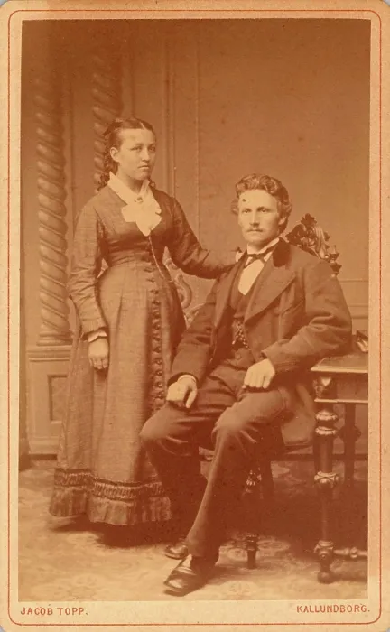 Framed Print : (Untitled), between 1850 and 1865. Creator: Jacob Topp Framed Print : (Untitled), between 1850 and 1865. Creator: Jacob Topp