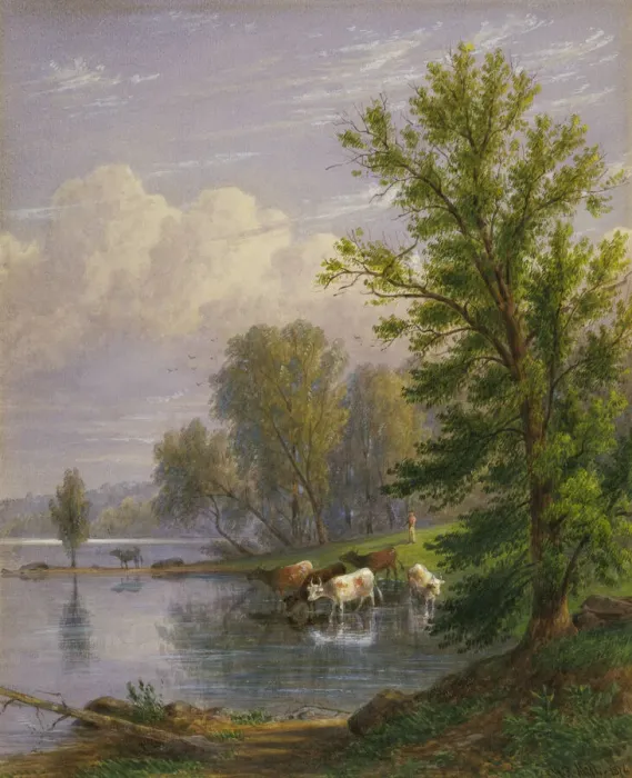 Framed Print : Untitled, 1874. Creator: William Rickarby Miller Framed Print : Untitled, 1874. Creator: William Rickarby Miller