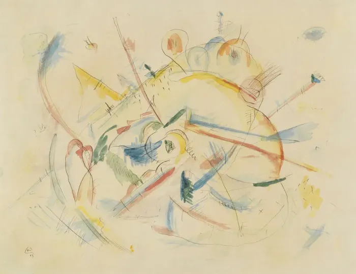 Framed Print : Untitled, 1915. Creator: Kandinsky, Wassily Vasilyevich (1866-1944) Framed Print : Untitled, 1915. Creator: Kandinsky, Wassily Vasilyevich (1866-1944)