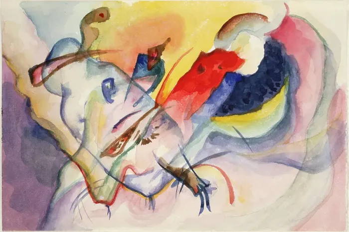 Framed Print : Untitled, 1915. Creator: Kandinsky, Wassily Vasilyevich (1866-1944) Framed Print : Untitled, 1915. Creator: Kandinsky, Wassily Vasilyevich (1866-1944)