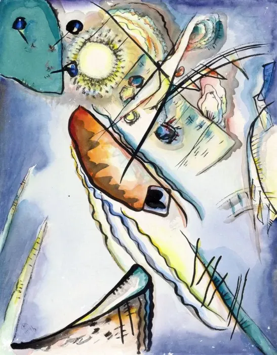 Framed Print : Untitled, 1916. Artist: Kandinsky, Wassily Vasilyevich (1866-1944) Framed Print : Untitled, 1916. Artist: Kandinsky, Wassily Vasilyevich (1866-1944)