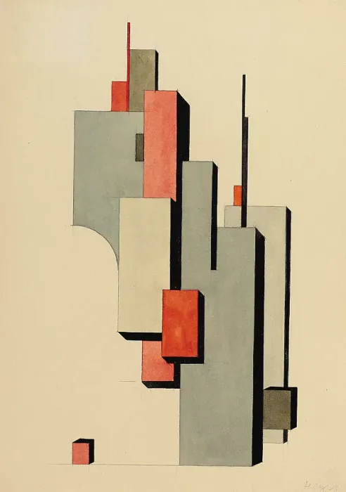 Framed Print : Untitled, 1924. Creator: Nikolay Suetin Framed Print : Untitled, 1924. Creator: Nikolay Suetin