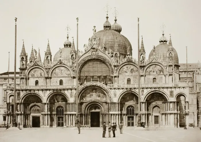 Framed Print : Untitled (32), c. 1890. [St Marks Basilica, Venice]. Creator: Unknown