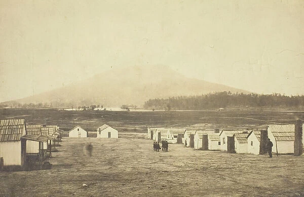 Untitled (Army camp, perhaps from the Battle of Lookout Mountain, Chattanooga, Tennessee)