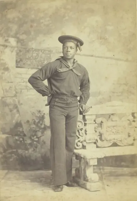 Framed Print : Untitled (Black Sailor), 1875  /  99. Creator: Chute & Brooks