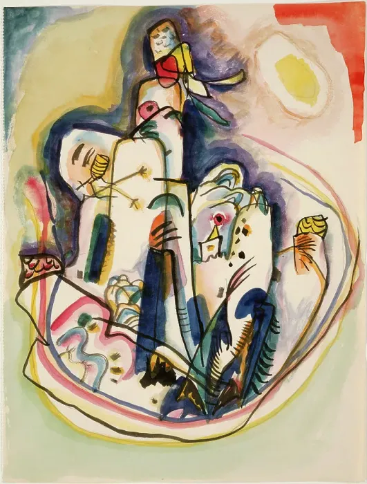 Framed Print : Untitled, c1919. Creator: Kandinsky, Wassily Vasilyevich (1866-1944) Framed Print : Untitled, c1919. Creator: Kandinsky, Wassily Vasilyevich (1866-1944)