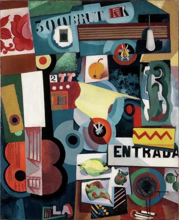 Framed Print : Untitled (Entry), c1917. Creator: Souza-Cardoso, Amadeo de (1887-1918) Framed Print : Untitled (Entry), c1917. Creator: Souza-Cardoso, Amadeo de (1887-1918)