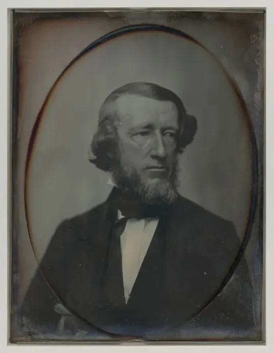 Framed Print : Untitled (Erastus Hopkins, Free Soiler), 1852. Creators: Albert Sands Southworth Framed Print : Untitled (Erastus Hopkins, Free Soiler), 1852. Creators: Albert Sands Southworth