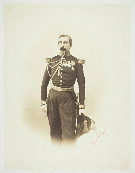 Untitled [French officer], 1857. Creator: Gustave Le Gray