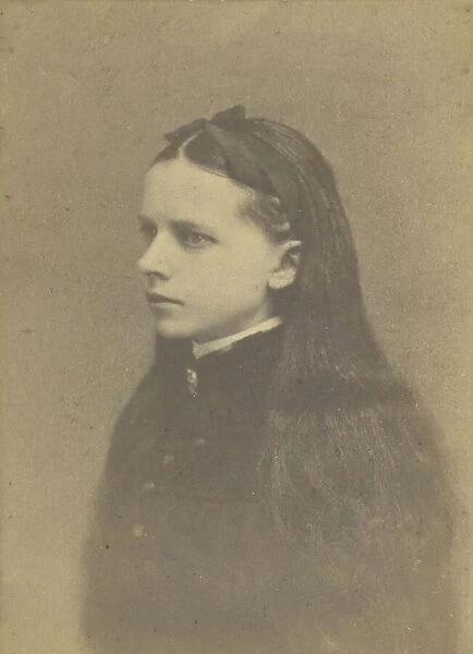 Untitled (girl with long hair), mid-late 19th century. Creator: H. S. Heath