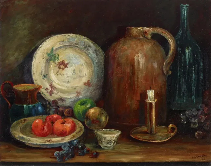 Framed Print : Untitled Still Life, 1929. Creator: Alice Rose Hadley Framed Print : Untitled Still Life, 1929. Creator: Alice Rose Hadley