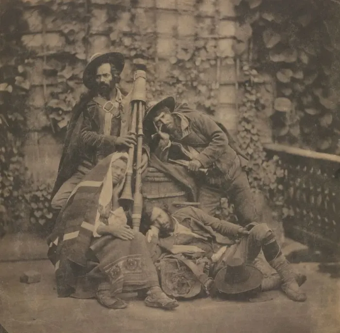 Framed Print : Untitled (Pifferari), c. 1851-1855. Creator: Unidentified Photographer Framed Print : Untitled (Pifferari), c. 1851-1855. Creator: Unidentified Photographer
