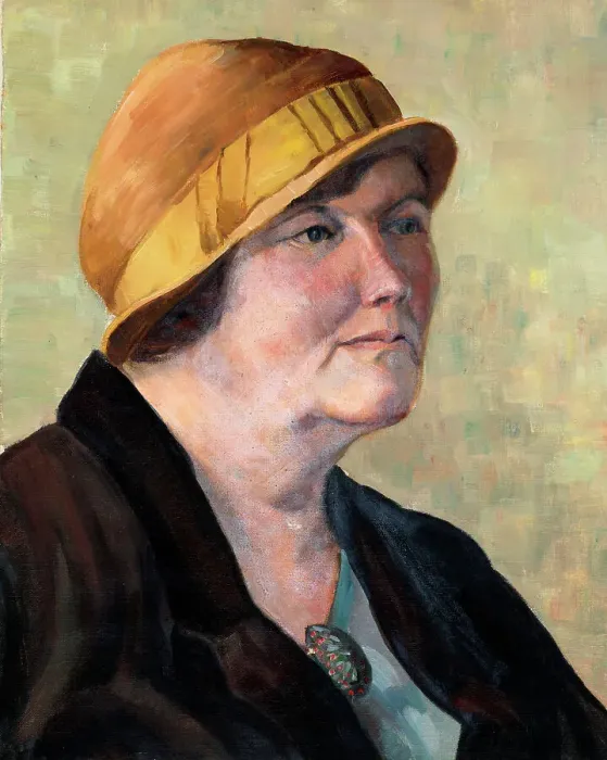 Framed Print : Untitled. [Portrait of a woman], c1926-1939. Creator: Elizabeth Berry