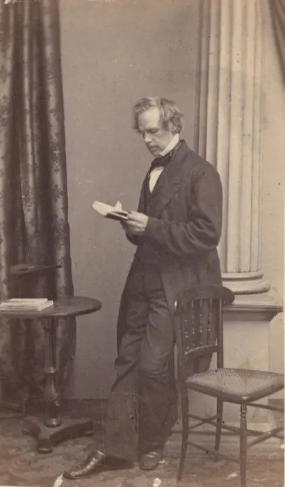 Framed Print : Untitled (Self-Portrait of Josiah Johnson Hawes), 1865. Creators: Albert Sands Southworth