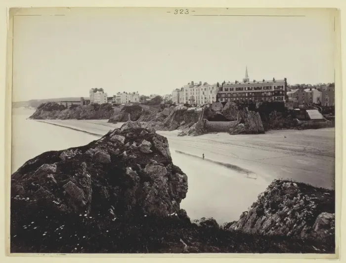 Framed Print : Untitled [South Sands, Tenby, Wales], 1860  /  94. Creator: Francis Bedford