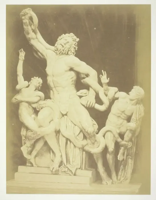Framed Print : Untitled (Statue of the Laocoon), c. 1857. Creator: Robert MacPherson Framed Print : Untitled (Statue of the Laocoon), c. 1857. Creator: Robert MacPherson