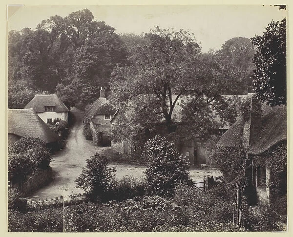 Untitled [thatched cottages], 1860  /  94. Creator: Francis Bedford