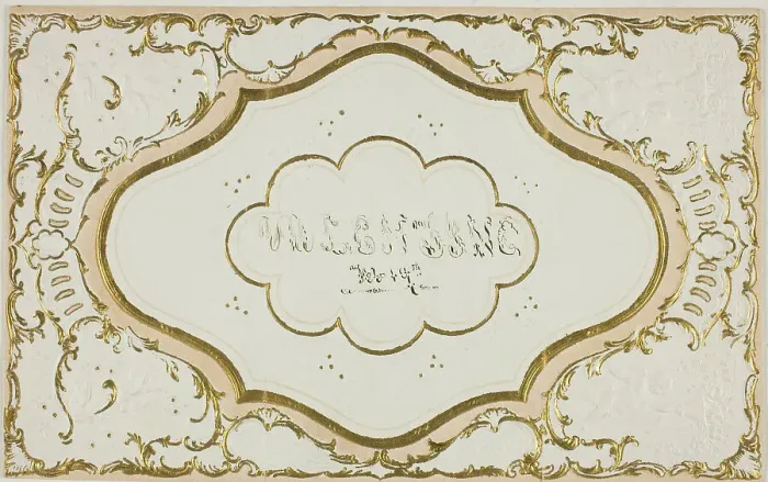 Framed Print : Untitled Valentine, n.d. Creator: Unknown Framed Print : Untitled Valentine, n.d. Creator: Unknown