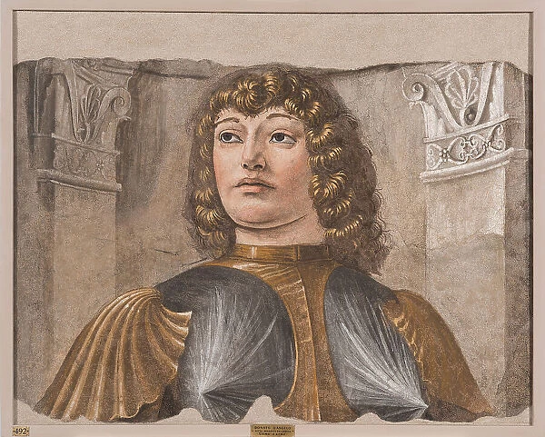 Uomo d'arme, figura maschile, ca 1490-1492. Creator: Bramante, Donato (1444-1514)